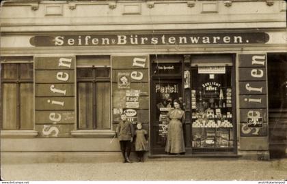 Photo CPA Berlin Prenzlauer Berg, Geschäft Seifen und Bürstenwaren, Prenzlauer Allee 224, Persil, Kaol