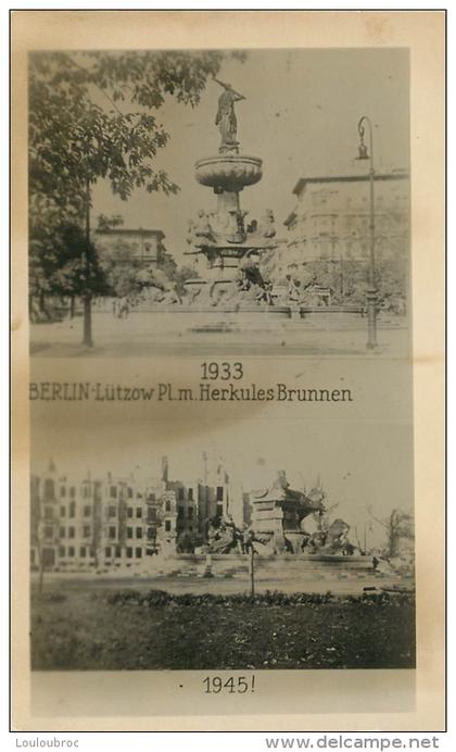 RARE BERLIN CARTE PHOTO 1933 ET 1945