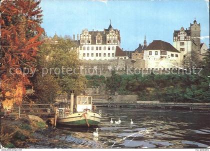 Bernburg Saale Schloss Bootsanlegeplatz