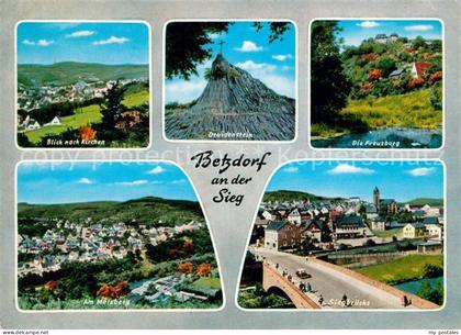 Betzdorf Sieg Druidenstein Freusburg Siegbruecke Molzberg