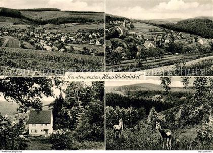Betzdorf Sieg Gesamtansicht und Fremdenpension Haus Waldwinkel