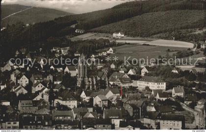 Betzdorf Sieg Ortsansicht mit ev. Kirche und Struthof
