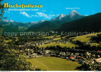 Bischofswiesen Fliegeraufnahme Watzmann