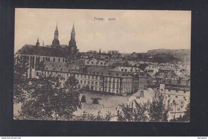 Dt. Reich AK Prüm Abtei Officer's Mail 1919 nach USA