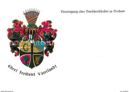 Bochum Vereinigung alter Burschenschafter zu Bochum Wappen Studentika