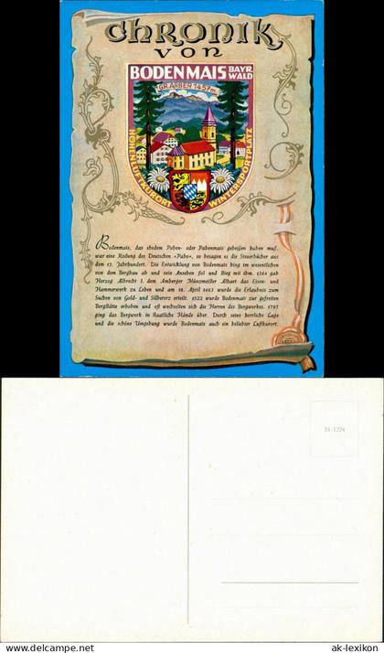 Ansichtskarte Bodenmais Chronik von Bodenmais 1986