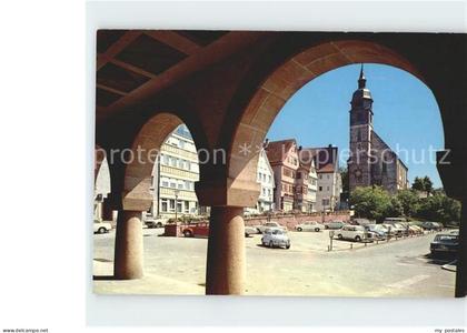 Boeblingen Marktplatz Stadtkirche