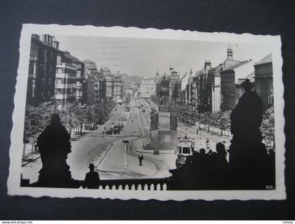 Deutschland- Böhmen und Mähren Prag gelaufen 1941 von Prag nach Merseburg