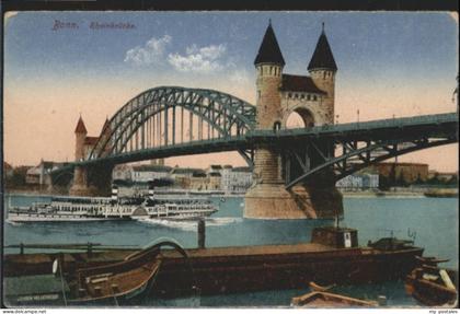 Bonn Rhein Bonn Rheinbruecke Dampfer