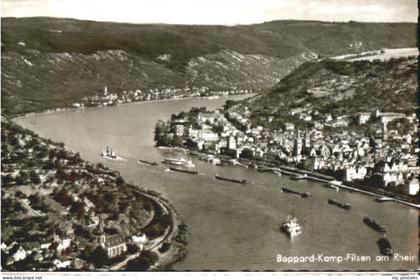 Boppard Rhein Boppard Kamp Filsen Fliegeraufnahme  x 1962