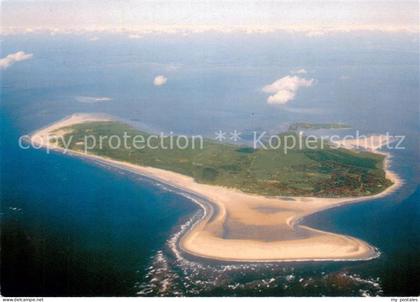 BORKUM Nordseebad Niedersachsen Fliegeraufnahme mit Sandbank Borkum Riff