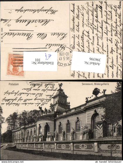 396396,Potsdam Sanssouci Bildergalerie Statuen