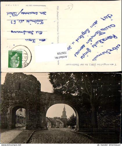 726759 Templin An der Stadtmauer Templin LK Uckermark