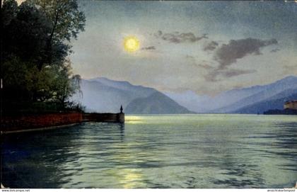 CPA Döbern in Brandenburg, Landschaft mit Wasser, Berge, Sonne, aus Döbern