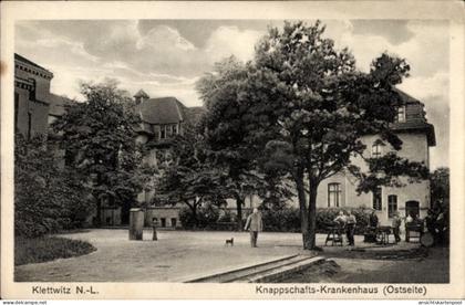 CPA Klettwitz Schipkau in der Niederlausitz, Niederlausitz, Knappschafts-Krankenhaus, Ostseite