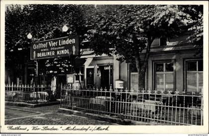 CPA Michendorf in der Mark, Gasthaus Vier Linden