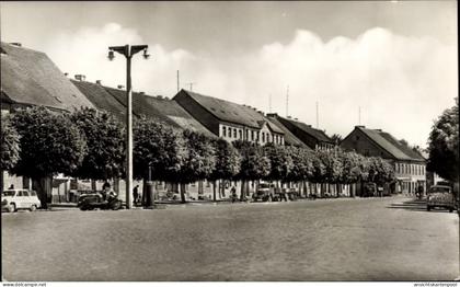 CPA Sonnewalde im Landkreis Elbe Elster, Marktplatz, Strassenansicht