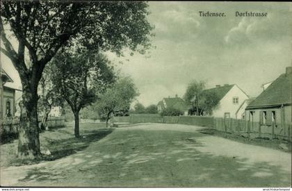 CPA Tiefensee Werneuchen in Brandenburg, Dorfstraße