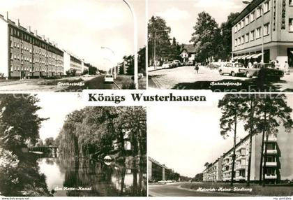 Koenigs-Wusterhausen Goethestrasse Bahnhofstrasse Notte Kanal Heinrich Heine Sie