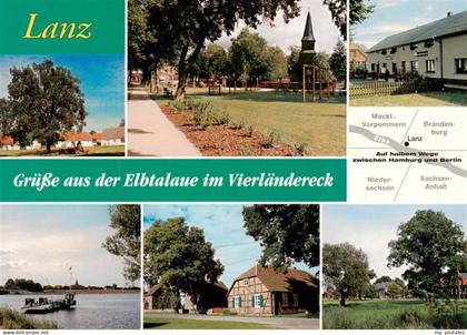 Lanz Lenzen Brandenburg Elbtalaue Vierlaendereck Dorfanger Elbfaehre Dorfschule