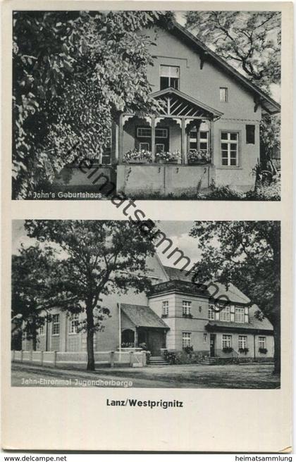 Lanz Westprignitz - Jahn's Geburtshaus - Jahn-Ehrenmal Jugendherberge - Verlag Rudolf Kübsch Pritzwalk
