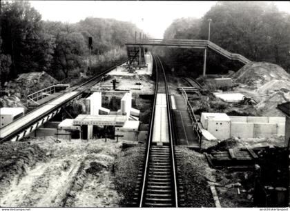 Photo Blankenfelde in Brandenburg, Bahnhof, Neubau des Fußgängertunnels 1981/82