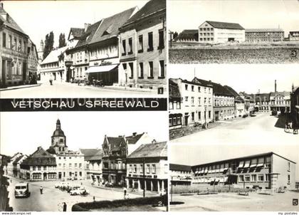 Vetschau Spreewald Cottbuser Strasse Marktplatz Kindergarten Polytechnikum