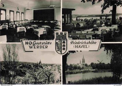 Werder Havel HO Gaststaette Werder Gastraum Panorama