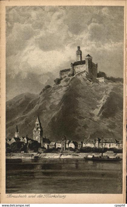 CPA Braubach Und Die Marksburg