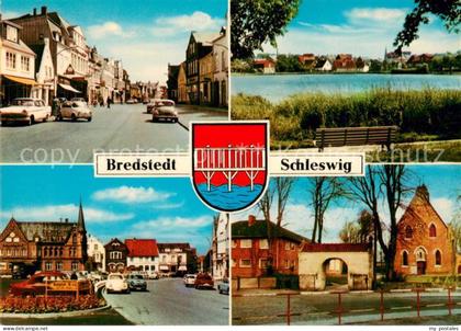 Bredstedt Strassenpartien Panorama Kirche