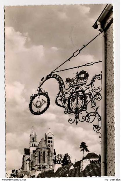 Breisach Rhein Breisach Hotel Post x 1961