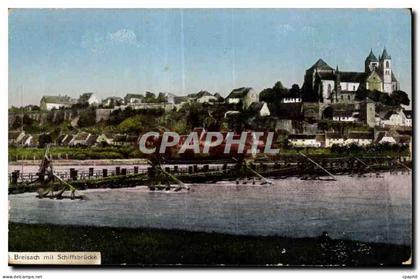 CPA Breisach mit Schiffsbrucke