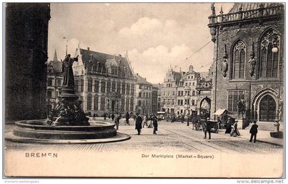 Allemagne - BREME - BREMEN - der marktplatz
