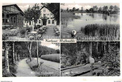Bremervoerde Kurhaus Walkmuehle Gedenkstein Muehlenteich Garten