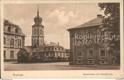 Bruchsal Kavalierbau mit Schlosskirche