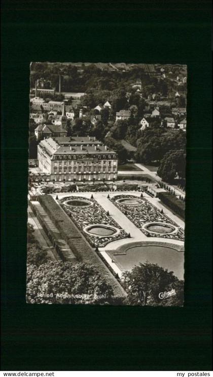 Bruehl Fliegeraufnahme Schloss Augustusburg