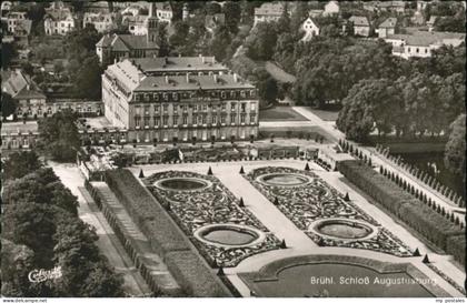 Bruehl Fliegeraufnahme Schloss Augustusburg