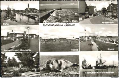 Buesum Nordseebad Buesum  ungelaufen ca. 1955
