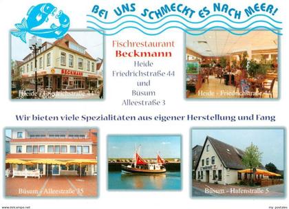 Buesum Nordseebad Fischrestaurant Beckmann Heide Friedrichstrasse Buesum Alleest