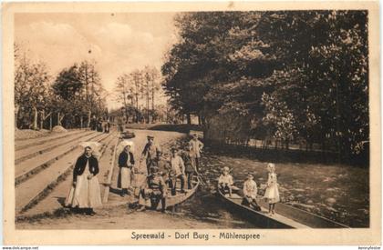 Spreewald - Dorf Burg - Mühlenspree