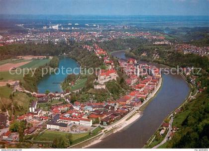 Burghausen Salzach Fliegeraufnahme