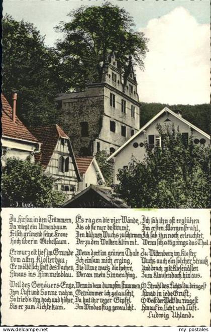 Luetzenhardter Hof Hirsau Hirsau-Luetzenhardter Hof Gedicht