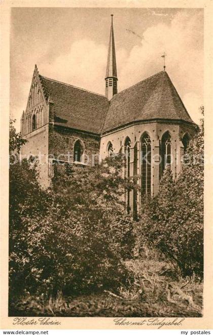 Chorin Closter Chorin Chor mit Suedgiebel