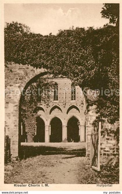 Chorin Kloster Chorin Hofportal