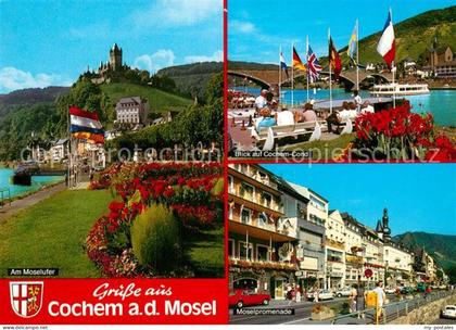 Cochem Mosel Moselufer Cochem-Cond Moselpromenade