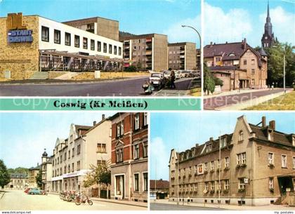 Coswig Sachsen Friedrich Engels Platz Bahnhofstrasse Rathaus