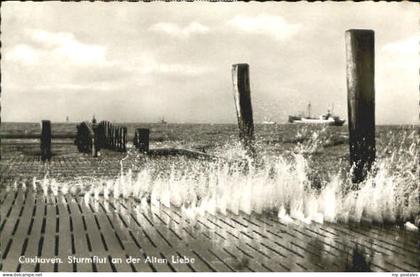 Cuxhaven Nordseebad Cuxhaven Flut