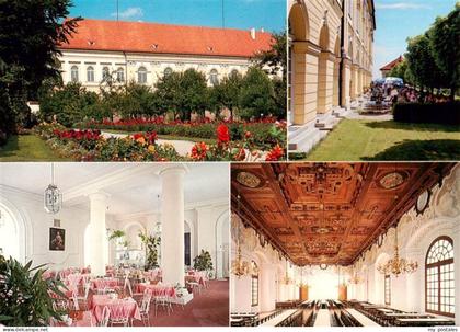 Dachau Schloss Cafe Dachau Gastraum Terrasse Speisesaal Park