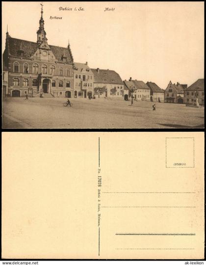 Ansichtskarte Dahlen Marktplatz 1913