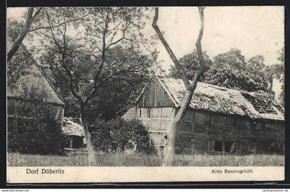 AK Döberitz / Dallgow, Altes Bauerngehöft im Dorf